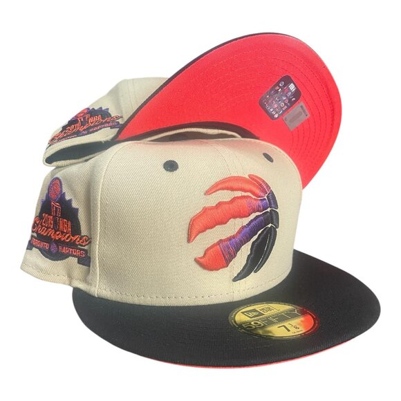 New Era Toronto Raptors 2019 NBA Champions 59FIFTY Fitted Hat Cap - Picture 1 of 6